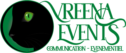 Logo Vreena Events - version vert